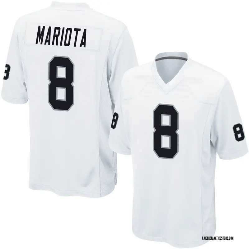 las vegas raiders mariota jersey