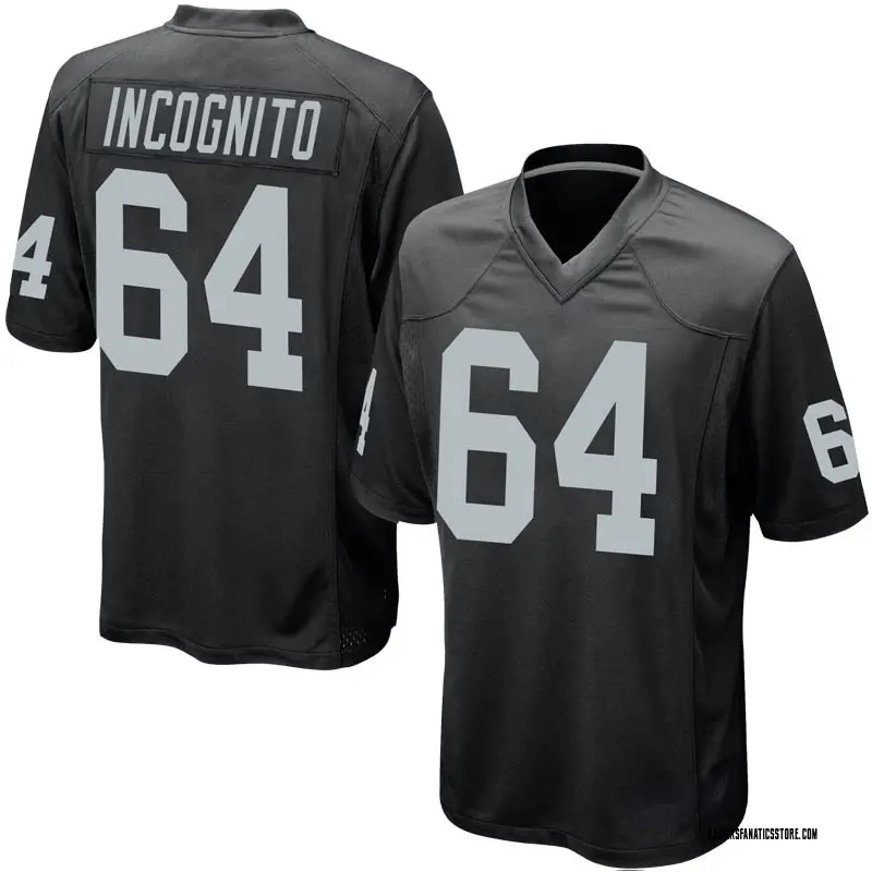 Raiders incognito jersey Clearance