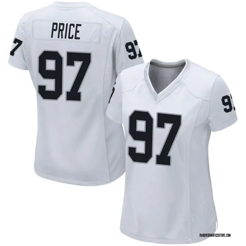 Game Women's Brian Price Oakland Raiders Jersey - White