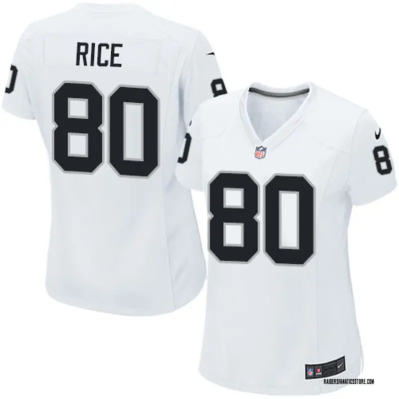 Game Women's Jerry Rice Oakland Raiders Jersey - White
