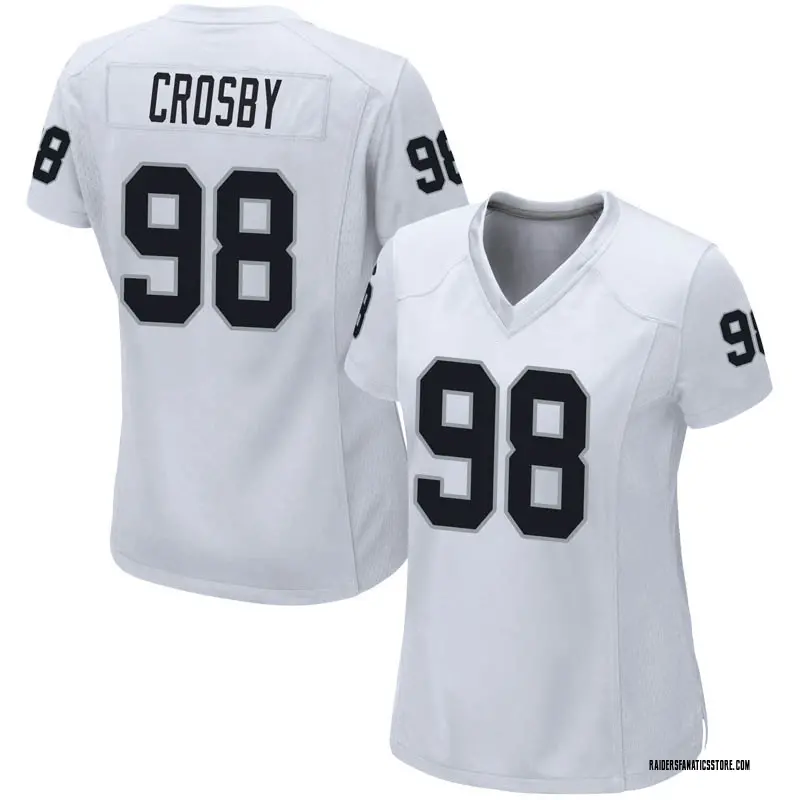 maxx crosby jersey white