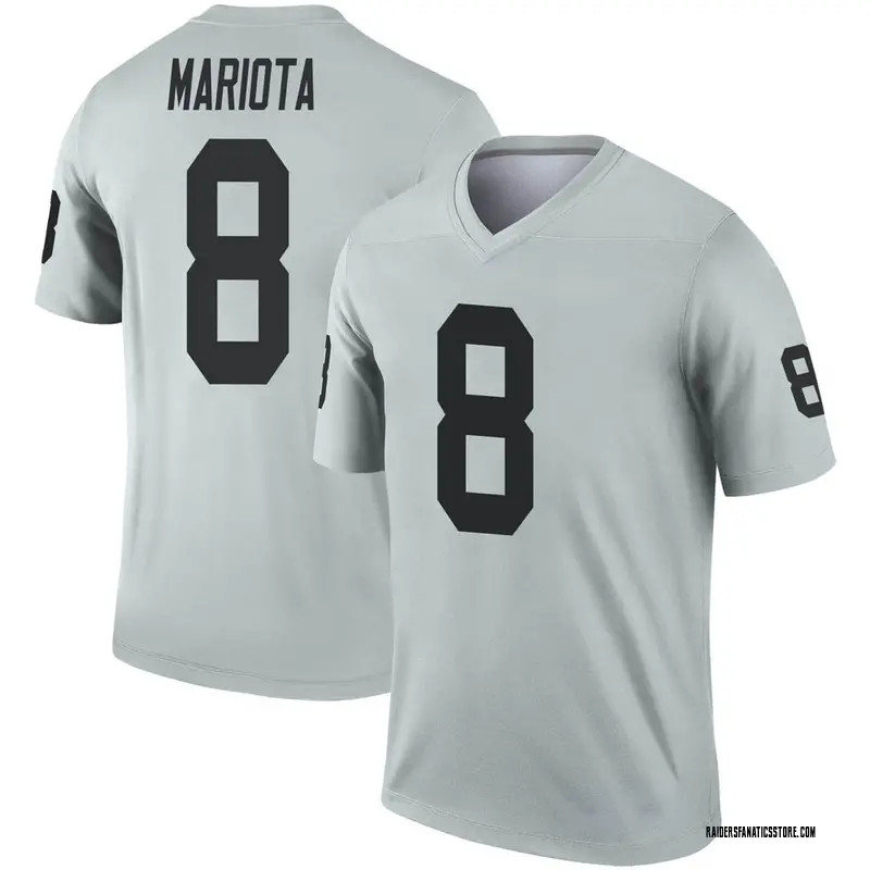 las vegas raiders mariota jersey