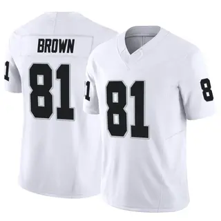 Limited Men's Tim Brown Las Vegas Raiders Nike Vapor F.U.S.E. Jersey - White