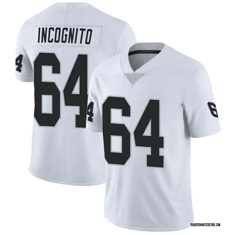 incognito jersey raiders