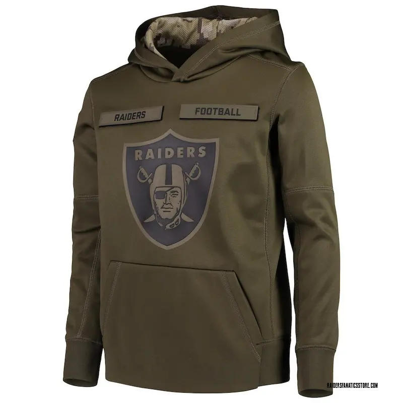 raiders salute to service hoodie